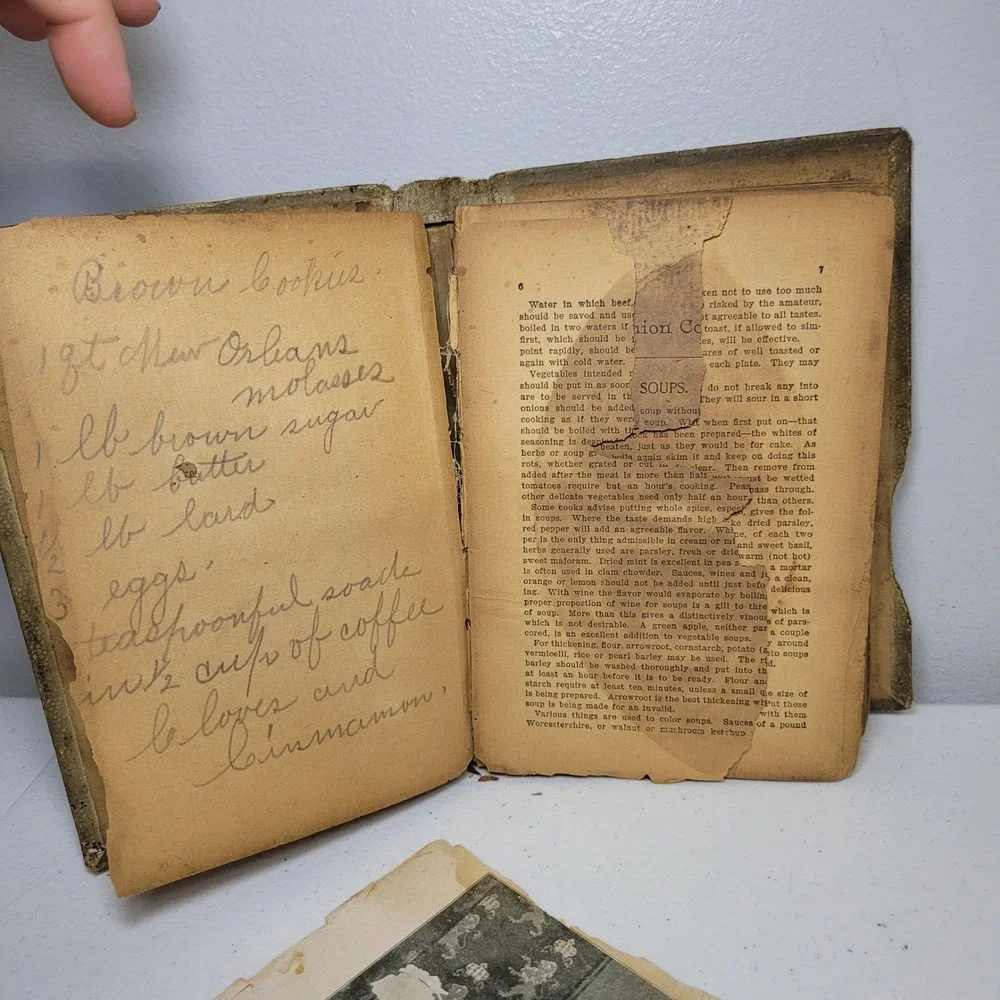 Grand Union 1902 Antique Cook Book Compton Hardcover‎ Vintage Recipes Fair